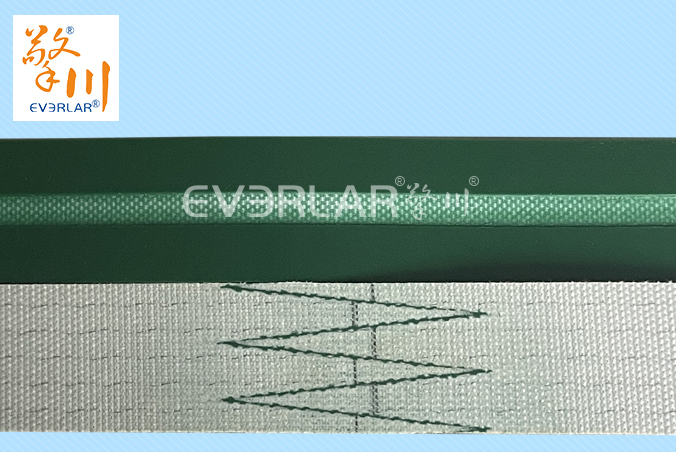 綠色PVC輸送帶開(kāi)槽耐磨耐寒防靜電工業(yè)皮帶