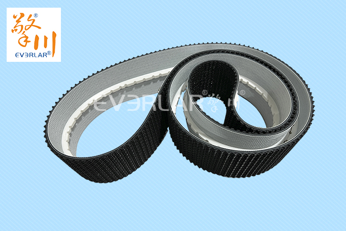 黑色PVC花紋帶加導(dǎo)條耐磨防滑包裝行業(yè)分揀機輸送帶擎川定制