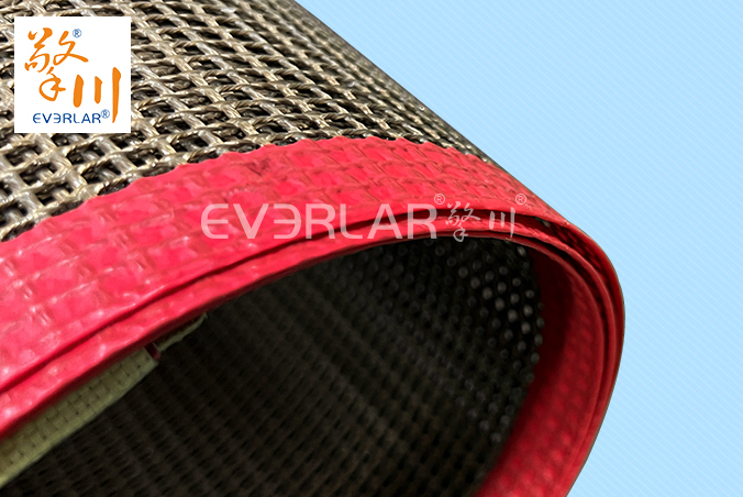 鐵氟龍網(wǎng)格輸送帶耐高溫耐腐蝕防粘食品行業(yè)粉條烘干機專用機械皮帶擎川定制