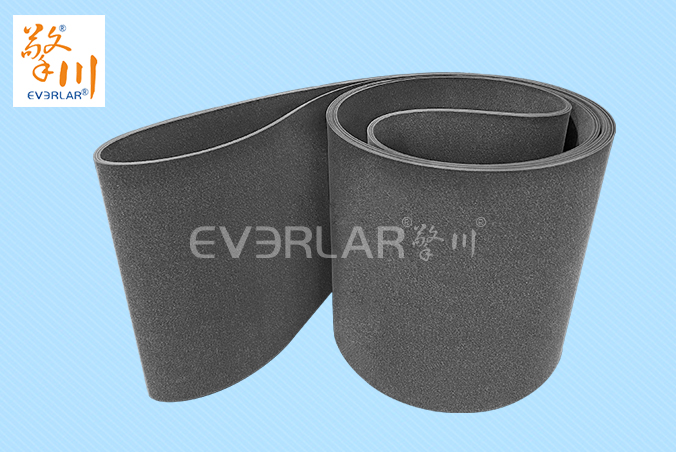 雙面毛氈輸送帶灰色防刮耐磨電子汽車(chē)裝配流水線工業(yè)皮帶