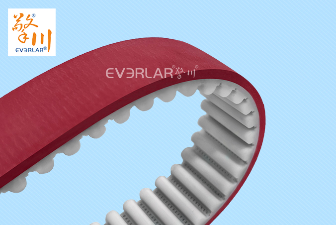 PU同步帶加紅膠精準傳動汽車零部件制造自動化生產線齒形帶加工