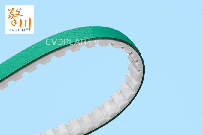 PU同步帶加綠布耐磨耐油食品包裝自動化生產(chǎn)線聚氨酯皮帶加工