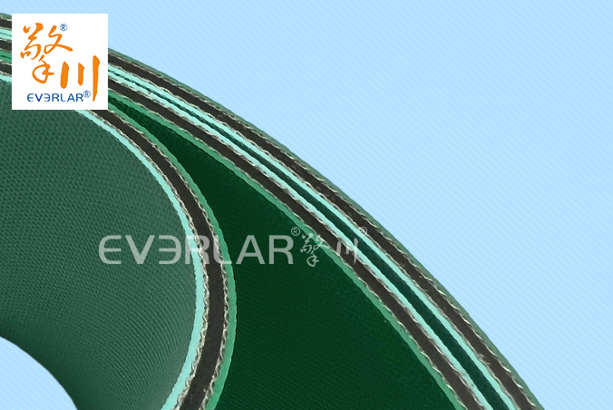 尼龍雙綠片基帶耐磨抗撕裂包裝印刷物流傳輸工業(yè)傳動(dòng)帶廠家定制