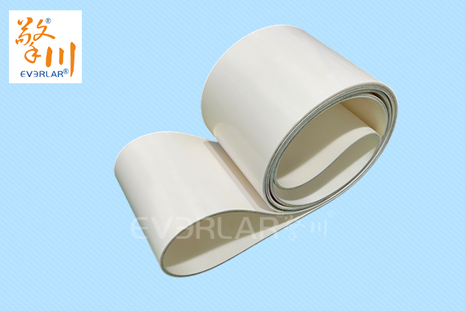 白色PVC輸送帶耐磨抗拉食品電子物流流水線輸送機(jī)傳送帶定制