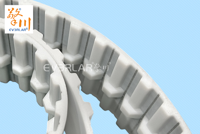 PU同步帶加擋塊耐磨耐油食品級(jí)行業(yè)聚氨酯傳動(dòng)帶廠家定制