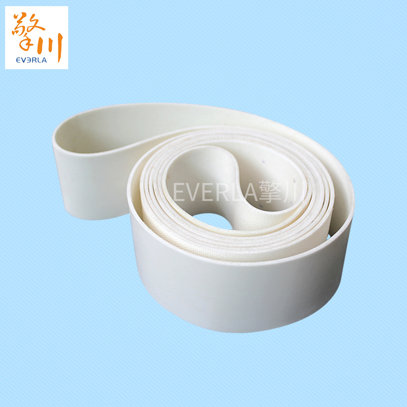 白色橡膠<a href='http://www.everla.com/shusongdai/' target='_blank'><u>輸送帶</u></a>耐高溫硅膠<a href='http://www.everla.com/shusongdai/' target='_blank'><u>輸送帶</u></a>